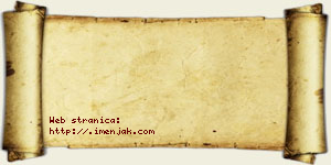 Tamara Rakovac vizit kartica